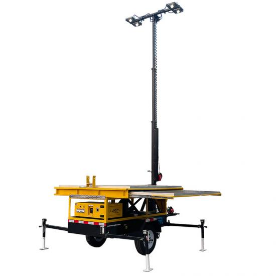 4SLT400M7 4*100W Светодиодная солнечная башня